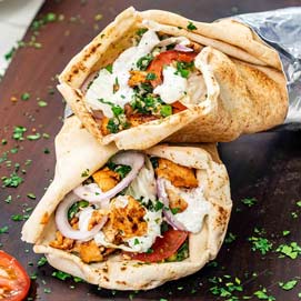 Chicken Kabob Wrap